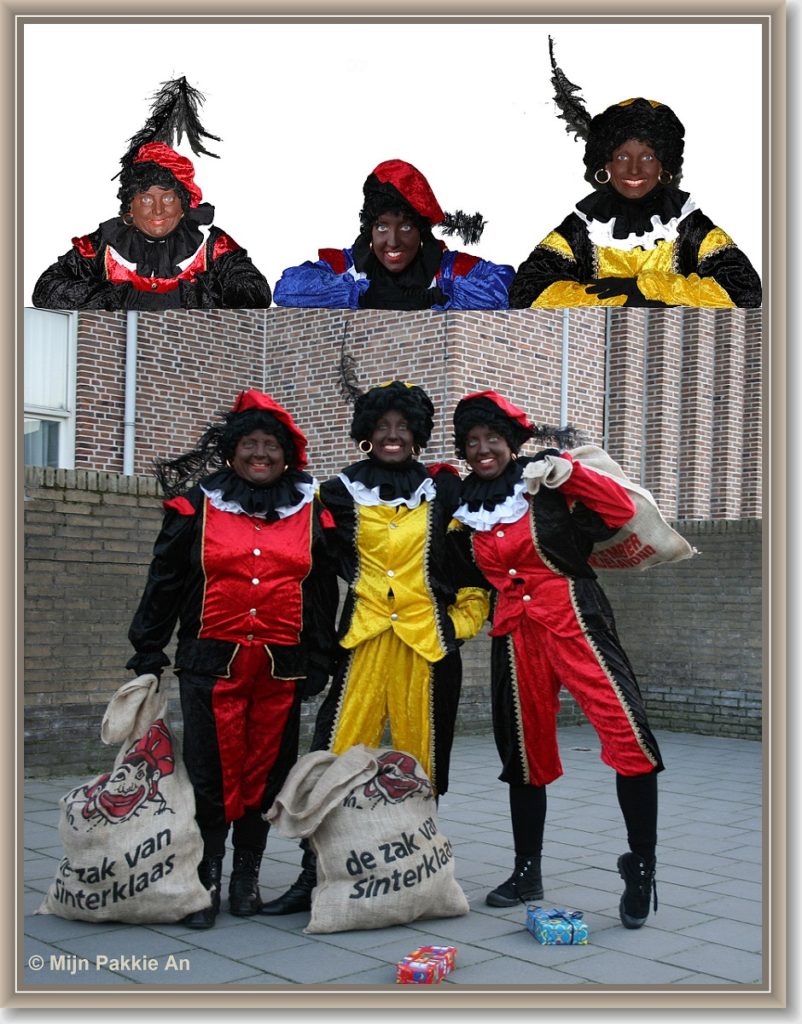 Sinterklaas en zwarte Piet