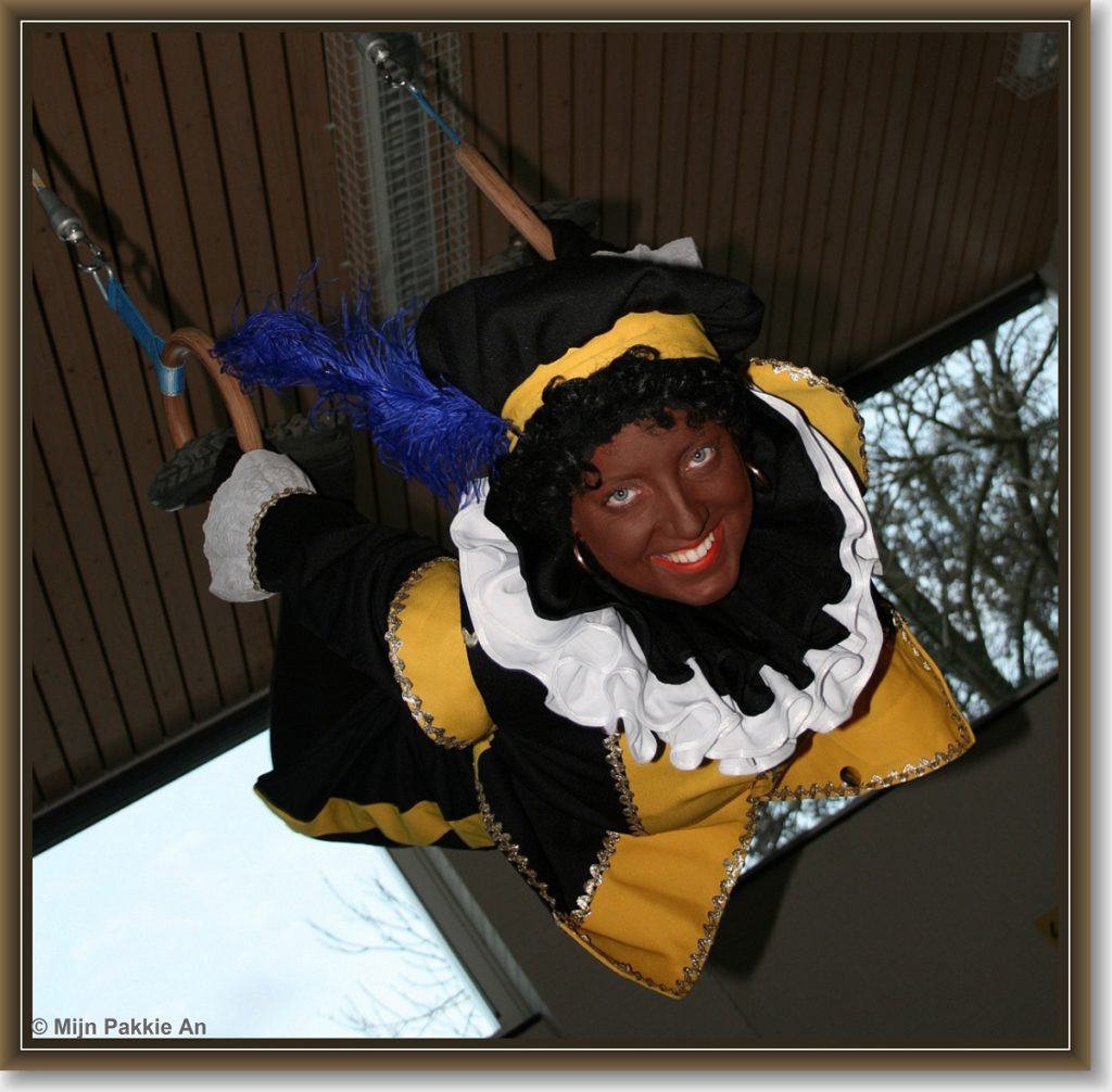 Sinterklaas en zwarte Piet