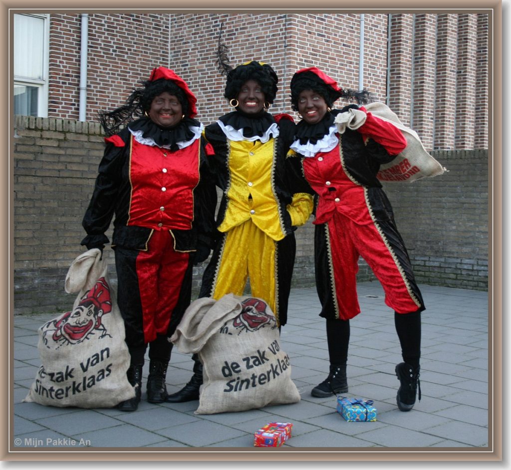 Sinterklaas en zwarte Piet