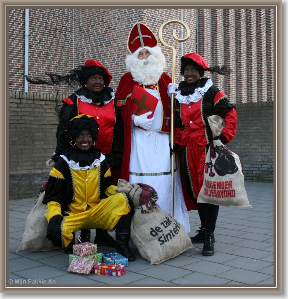 Sinterklaas en zwarte Piet